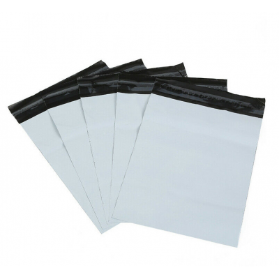 Biodegradable White Mailer Shipping Envelopes Self Sealing Shipping Bag Non Plastic