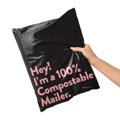 Eco-friendly Custom Logo Compostable Biodegradable courier bags Mailer Bag